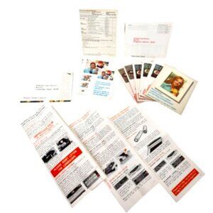 Polaroid Copy Service Order Mailers & Land Film Pack Vintage RARE DISCONTINUED